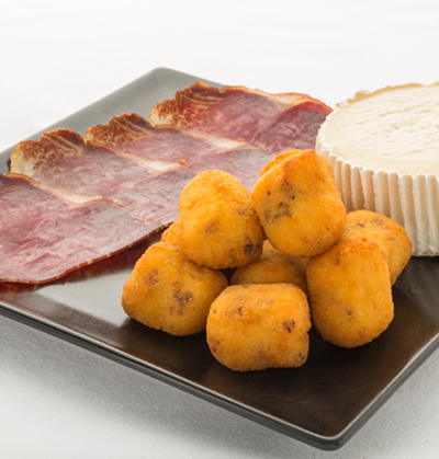 Croquetas de Cecina y Queso de Cabra